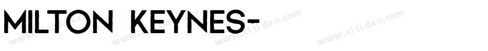 Milton Keynes字体转换